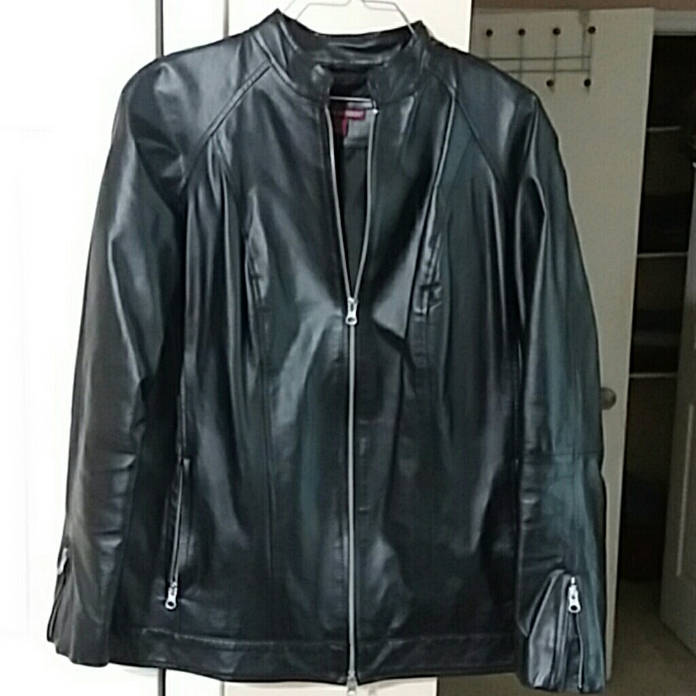 Leather jacket